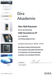 Schulung für KNX HomeServer-IP